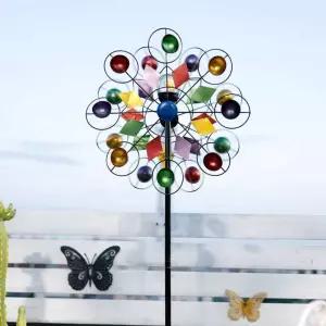 메탈 풍차 바람개비 공원 스피너 철제 풍향 금속 조각