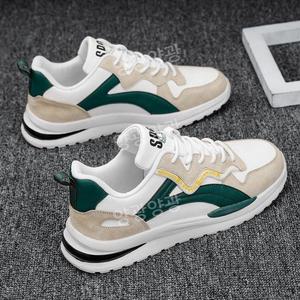 남성운동화이월상품 2023 남성 신발 가을 신상품 플랫 통기성 패션 레이스업 남