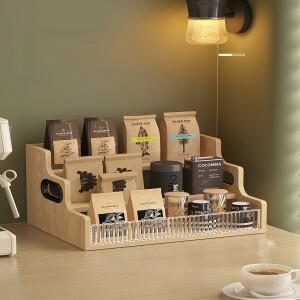 다기능 주방 양념 선반 조리대 계단형 정리대 커피 코너 조리기구 분리 가정호환용 수납 솔루션