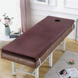 천연 접이식 마사지매트 안마 매트 라텍스 매트리스 베드 바닥매트 깃털회색 관리실