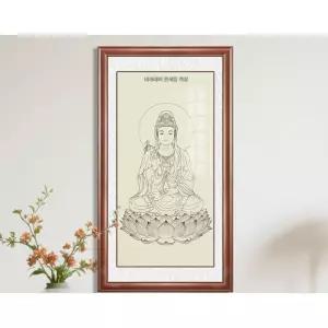 부처님 불교 포스터 현관 장식 거실 명상 부처 사진