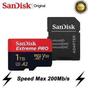 SanDisk Extreme PRO 마이크로 SD 카드 플래시 메모리 U3 4K V30 TF 128GB 64GB 256G 400G 1TB