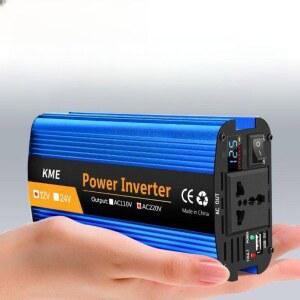 차량용 컨버터 인버터 순수정현파 변환기 자동차 500W 배터리케이블 12V 고출력 220V