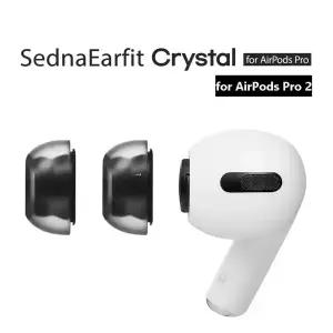 호환  AirPods Pro2 이어 팁용 AZLA SednaEarfit Crystal 이어 버드 미끄럼 방지 AirPods Pro 버드 용 보컬