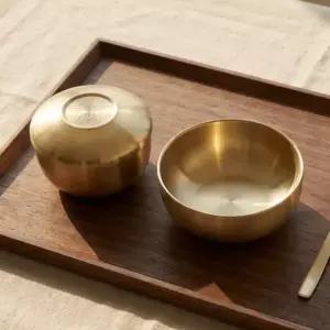 국내산 경복 이중 티타늄 반상기 밥공기 대접세트 티타늄그릇 1인 혼밥세트 전통식기 예단그릇