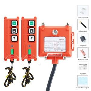 F21-2S 무선 산업용 원격 제어 220V/12V/24V 전기 호이스트 컨트롤러 권선 엔진 샌드 블라스트 스위치 중고