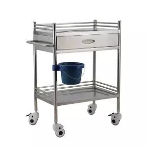 병원 의료용 드레싱 카트 수술 도구 수납 웨건 스테인레스 트롤리 이동식 장비 수납함