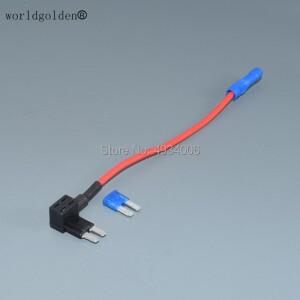 World golden 추가 회로 Micro2 블레이드 퓨즈 박스 홀더, 피기 백 탭