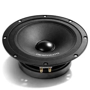 DEEJAY LED 16.5cm(6.5인치) 미드레인지 스피커, 밀봉 백, 8옴, 150W RMS / 300W 프로그램 파워, 자동차 오