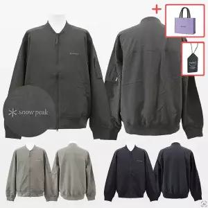 [스노우피크]캠플 봄버 봄 자켓 항공 점퍼 바람막이 남자 [백화점판]