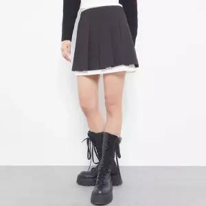 [미쏘] 배색 플리츠 스커트 (MIWWHD429G-T)