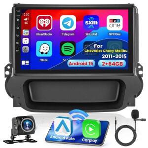 쉐보레 쉐보레 쉐보레 말리부용 Inefala 2+64G 라디오 2011-2015 카플레이 카 스테레오 안드로이드 15 터치스크린 9인치 안드로이드 오토 백업 카메라 GPS EQ 28UI