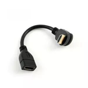 카니발 모니터 천장 캠핑카 TV 셋톱박스 스피커 사운드바 연결 하향 꺽임 HDMI 연장 케이블 MF 15cm