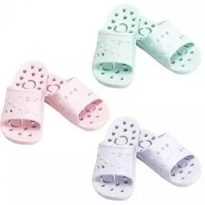 욕실화 하트 미끄럼방지 지압 욕실 슬리퍼 아동용 EVA 실내화