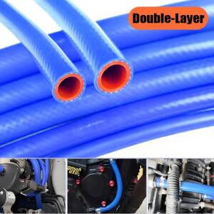 1M-20M ID 6mm-38mm 실리콘 호스 내열 고압 튜브 자동차 진공 온풍 수도관 이중층 고무