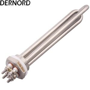 가열 요소 12v 24v 36v 48v 300W SUS304 DN25 DC 침수 물 태양열/전기 관형 히터