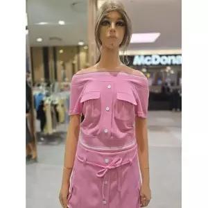 [에고이스트] 미니 포켓 포인트오픈 숄더 티셔츠 EQ2CH-361 691129