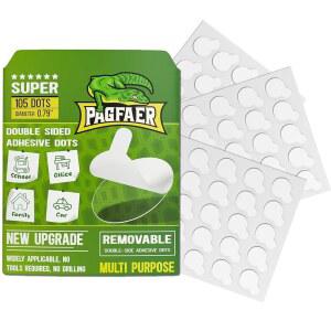 PAGFAER 105Pcs 양면 접착 점, 0.79인치 투명 탈착식 장착 퍼티, 방수 잔여 점 없음 퍼티 포스터 그림 축제