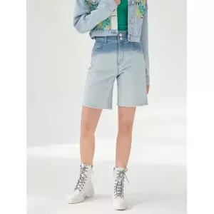 에고이스트 [55사이즈특가] [HERITAGE] 그라데이션 5부 데님 팬츠 EN2DQ360 690648