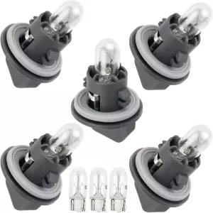 5PCS 리어 범퍼 테일라이트 포그 사이드 마커 스톱 브레이크 테일 램프 백업 후진등 어댑터 소켓 아우디 Q3