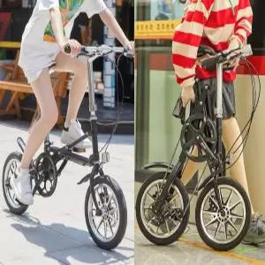 14인치 1초 접이식 자전거 미니벨로 7단 원터치 경량