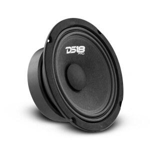 [미국배송] DS18 PRO-GM6SE 스피커 - 6.5인치 중급 밀폐형 후면 480W 최대 140W RMS 8옴 - 자동차 또는 트럭 스테레오 사운드 시스템용 프리미엄 품질 오디오 도어 스피커(스피커 1개)