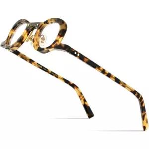 11510128 남자 안경 고급 안경테 패션 가벼운 MUTYNE 아세테이트 프레임 남성 빈티지 레트로 작은 라운드