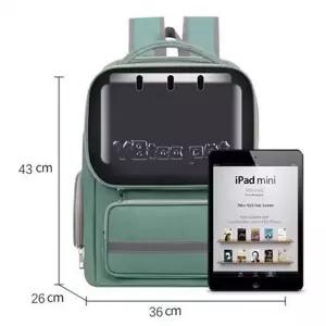 스포츠 자전거 브롬톤 자전거용 라이트프로 휴대용 야외 여행 애완동물 캐리어 백팩 고양이 강아지 스페이