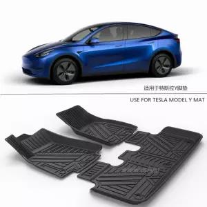 Tesla Model Y 테슬라 모델Y TPE 고무 카매트 트렁크 매트 앞뒤 보관함 호환