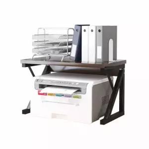 프린터 선반 브래킷 정리대 데스크탑 캐비닛 스탠드 책상 I빔 와일드 오크