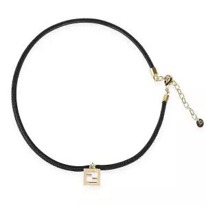 [펜디] 여성 포에버 로고 레더 팔찌(블랙) 8AL293 AH9W F0A1F