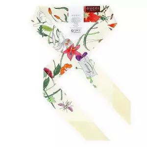 [구찌] 여성 플라워 프린팅 실크 스카프(크림) 825121 3G001 7475