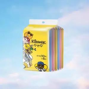 크리넥스 카카오프렌즈 여행용 티슈 50매 휴대용티슈 x2SET(SH)