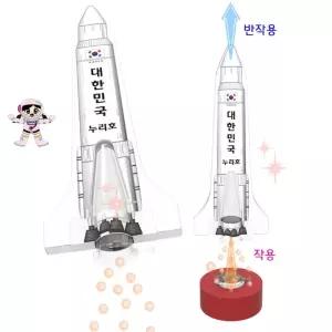 작용 반작용법칙 압축가스 발포정 발사 로켓 만들기 학습키트 수업용