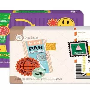 크리넥스 여행용티슈 20개 카카오프렌즈 휴대용티슈 포켓 x3SET(SH)