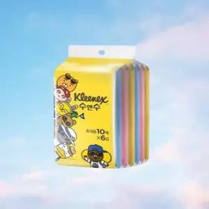 크리넥스 카카오프렌즈 여행용 티슈 50매 휴대용티슈 x3SET(SH)