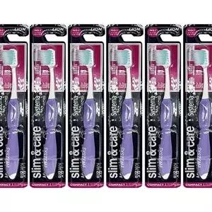 [셀러허브 생활리빙]시스테마 슬림앤케어 칫솔 콤팩트 6개 x3SET(SH) (46610600)