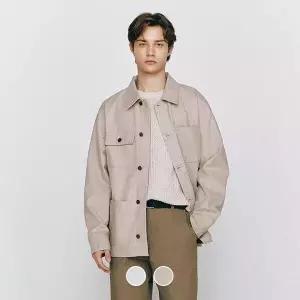 지오다노 075516 코튼트윌 아웃포켓 자켓