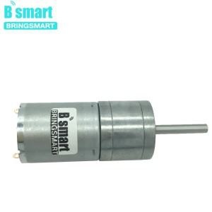 Bringsmart 25GA370 DC 12 볼트 모터 5W 24V 마이크로 기어 25mm 샤프트 조정 가능 속도 가역 소형 전기 맞