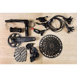 스램 GX 이글 1×12 12단 34T 트리거 시프터 리어 디레일러 10-52T XD 카세트 체인 크랭크셋 MTB 자전거