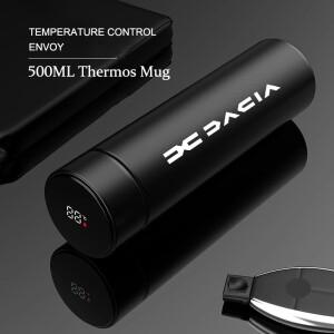 차량용 보온컵 500ml 물컵 커피 차 보온병 다치아 로건 산데로 더스터 로지 스프링 조거 도커 스텝웨이 빅