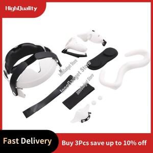 메타 컨트롤러용 헤일로 스트랩은 렌즈 캡 빛 차단 액세서리용 코 패드 및 페이스 커버 A-A19R을 커버