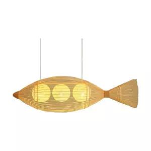 라탄물고기등 무드등 갓 복고풍 선술집 램프 레스토랑 라이트 횟집 천장등 이자카야 대나무