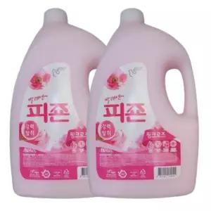 피존 섬유유연제 핑크로즈 4210ml,4개