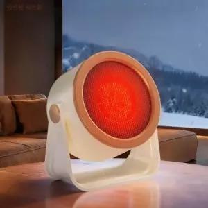 소형 탁상용 온풍기 열풍기 히터 가열 무선 충전식