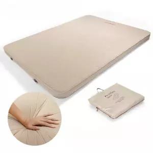 에어매트자충매트 더블매트 자충매트 90초 베이지 10CM 타이거힐 에어매트리스 매트리스