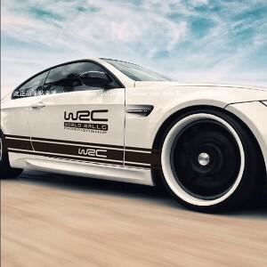 WRC 월드 랠리 레이싱 스포츠 데칼 장식 자동차 스티커, 시트로엥 문짝 튜닝 스타일링 D2, 4 개