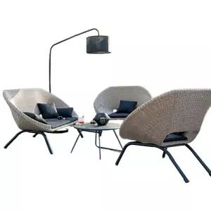 야외 가구 빌라 호텔 홈스테이 리조트 등나무 파라솔 테이블의자세트