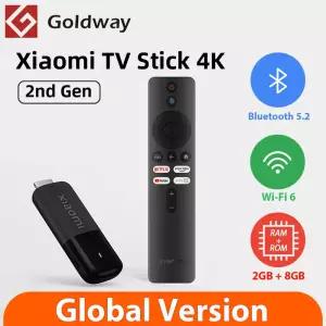 글로벌 버전 샤오미 TV 스틱 4K 2ND GEN 2025 2GB RAM 8GB ROM 블루투스 WIFI6 돌비 비전 동글 휴대용