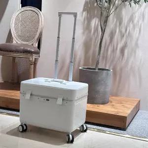 승무원 캐리어 기내 알루미늄 카트 승무원캐리어 여행용 출장용 풀메탈 위로열리는 프레임